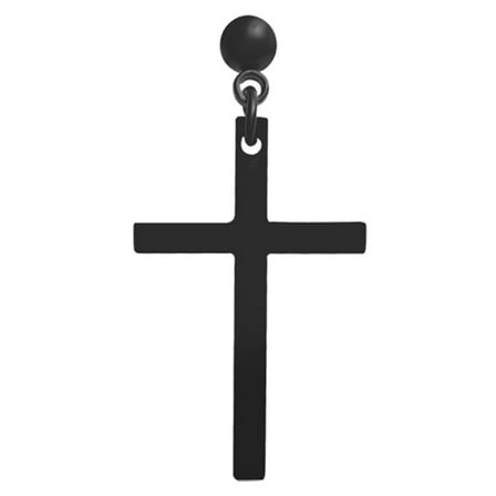 UDIYO Earring Unisex Lightweight Stainless Steel Cross Dangle Studs Earrings for Party