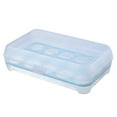 thumbnail image 1 of UDIYO Egg Storage Box High Capacity Anti-Collision Transparent Visible 15 Grid Refrigerator Egg Fresh-keeping Box Kitchen Accessories, 1 of 7
