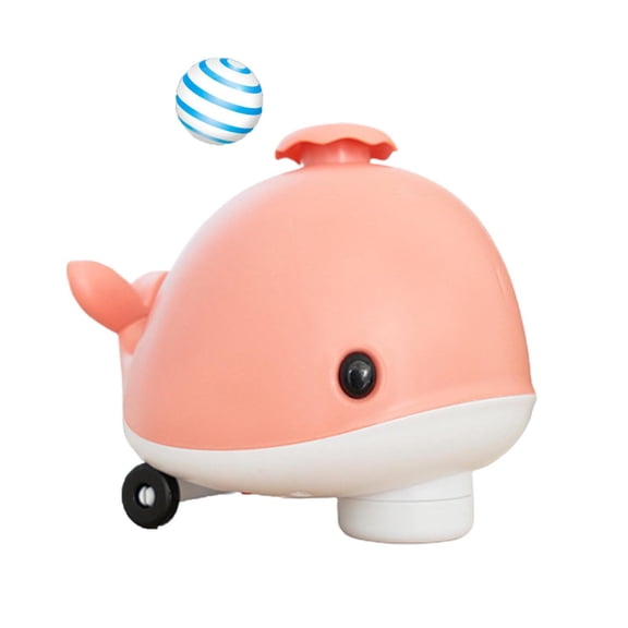 UDIYO Electric Whale Toy Battery Powered Dynamic Music Educational Suspending Ball Cartoon Whale Toy for Toddlers