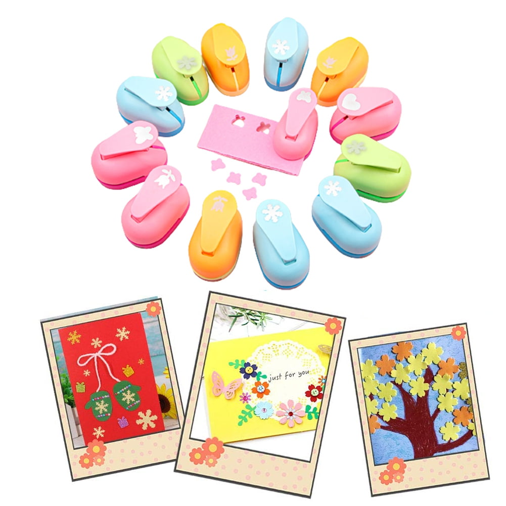 UDIYO Embossing Mold Craft Lever Punch Craft Paper Punch Set, Paper