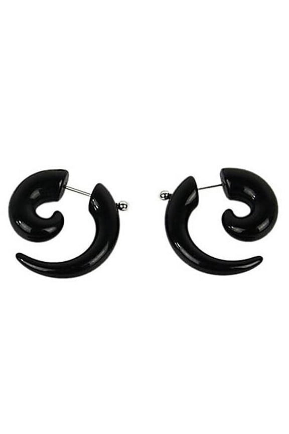 Fashion Unisex Spiral Fake Ear Plug Flesh Plugs Ear Piercing Body Jewelry Earrings