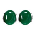 thumbnail image 1 of UDIYO Fashion Women Natural Green Agate Stone Inlaid Plated&nbsp;Stud Earrings Jewelry Gift, 1 of 6