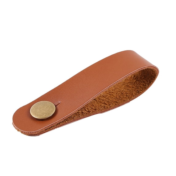 UDIYO Faux Leather Guitar Neck Headstock Strap Holder Button Lock with Metal Fastener