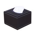 thumbnail image 1 of UDIYO Faux Leather Square Paper Holder Tissue Dispenser Storage Box Car Home Decor, 1 of 7