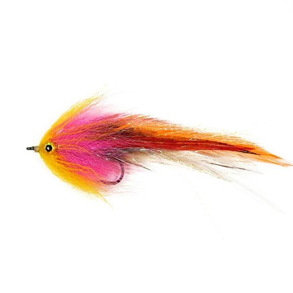 UDIYO Feather Sharp Hook Trout Salmon Steelhead Pike Streamer Fly Fishing Flies Tool