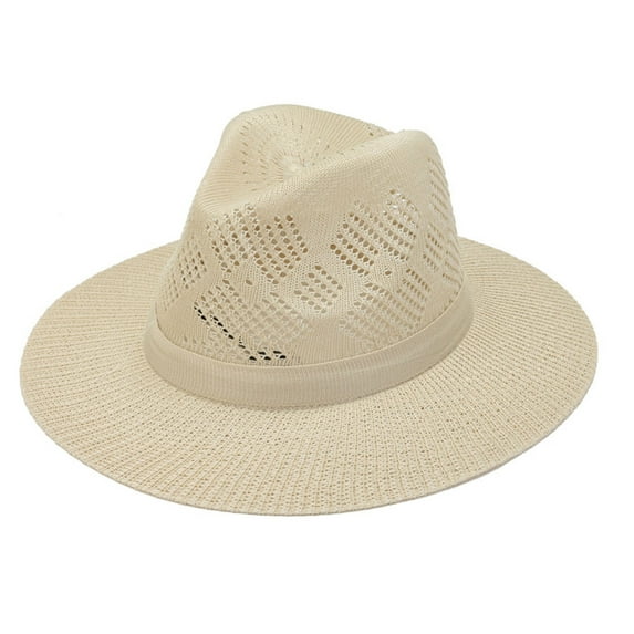 UDIYO Fisherman Hat Breathable Sunscreen Hollow Out Men Wide Brim Fisherman Hat Climbing Hat