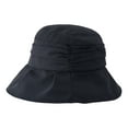 thumbnail image 1 of UDIYO Fisherman Hat Wide Brim Solid Color Foldable Sunscreen Bucket Hat Female Headwear, 1 of 8