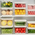 thumbnail image 1 of UDIYO Fridge Organizers and Storage Clear Refrigerator Organizer Bins With Vented Lids And Drainer Plastic Container for Fruit Lettuce Produce Saver Keeper for Freezer Kitchen, 1 of 8