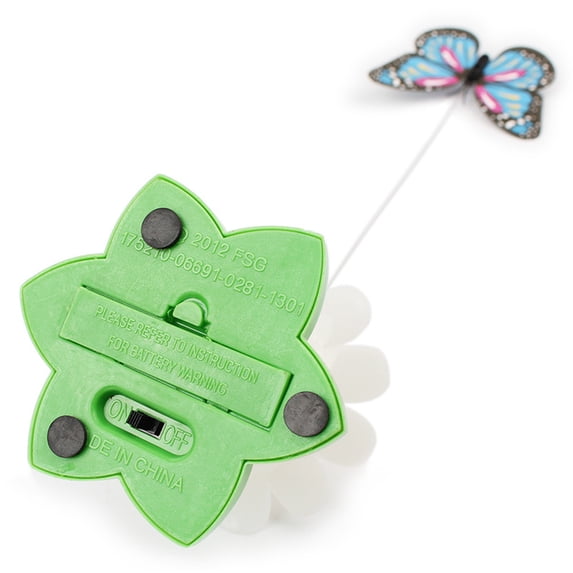 UDIYO Funny Pet Cat Electric Rotating Wire Butterfly Bird Kitten Teaser Play Toy Gift