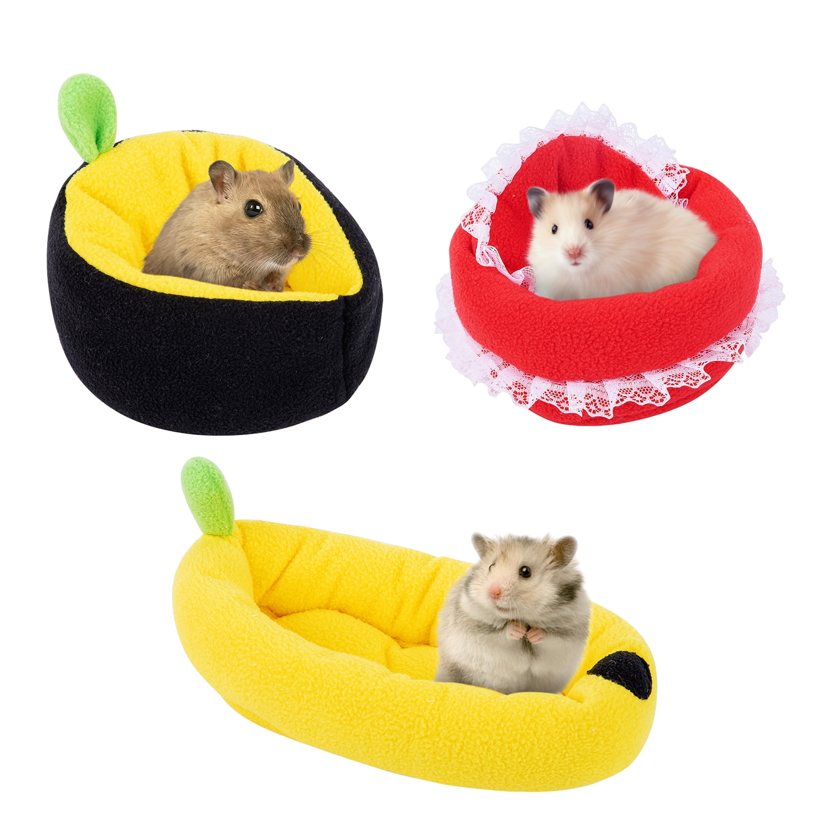 UDIYO Guinea Pigs Bed Soft Touch Keep Warm Sleeping Bed Cute Pet Sofa