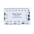 thumbnail image 1 of UDIYO Guitar Neck Ruler Accurate Portable PVC String Action Ruler Gauge for Guitar, 1 of 7