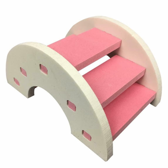UDIYO Hamster Rat PVC Animal Small Cute Pet Mouse Funny Playing Toy Ladder Bridge