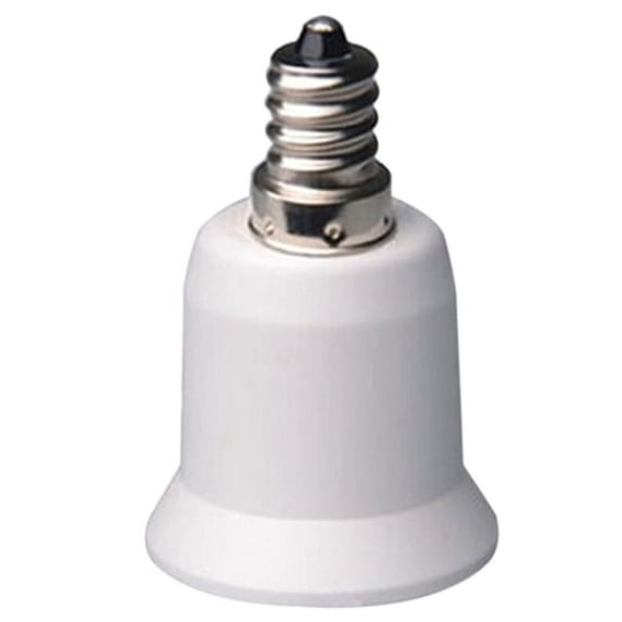 UDIYO Heat Resistant E12 to E26 / E27 Light Bulb Socket Adapter