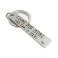 thumbnail image 1 of UDIYO I LOVE YOU MORE THE END Letter Strip Keychain Key Ring Holder Lovers Gift Decor, 1 of 6