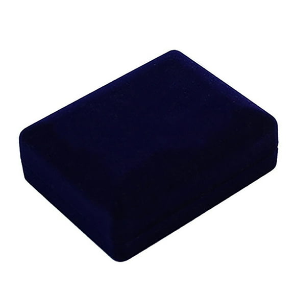 UDIYO Jewelry Box Portable Cuboid Velvet Plastic Women Jewelry Container for Home