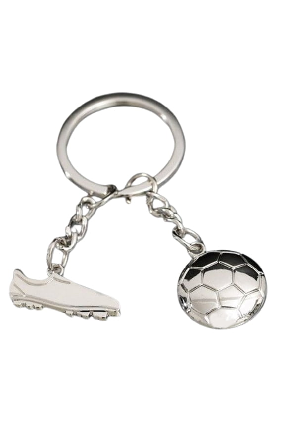 Key Chain Creative Soccer Shape Alloy Football Shoes Key Ring for Handbags