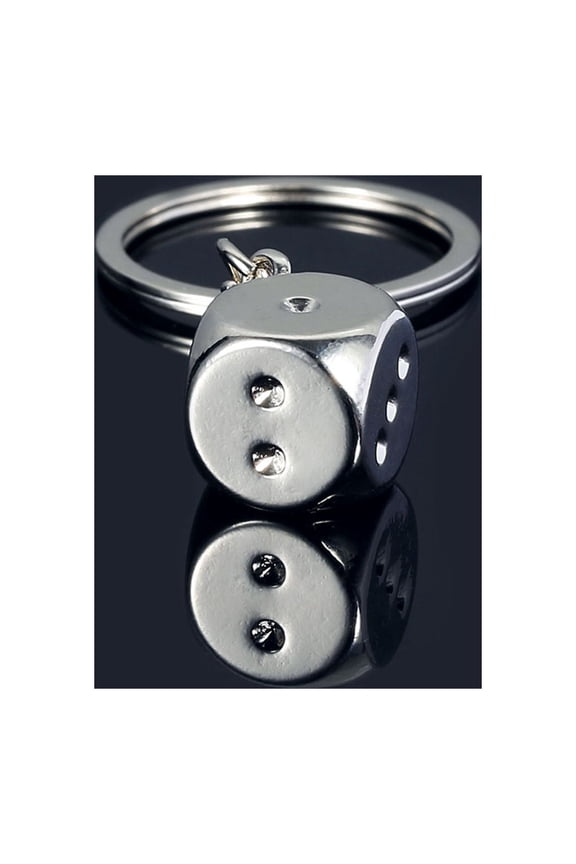 Key Holder Durable Eco-friendly Dice Shape Dice Shape Key Chain for Bag