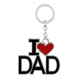 thumbnail image 1 of UDIYO Keychain, Letter Pattern Key Holder Metal for Mothers Day,Fathers Day Gift, 1 of 7