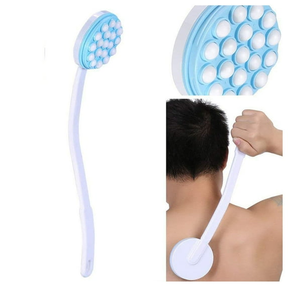 UDIYO Lotion Applicator and Massager – Handheld Long Handled Roll On for Sunscreen Cream Shower Gel on Back Legs and Feet