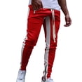 thumbnail image 1 of UDIYO Men Autumn Winter Zipper Casual Sports Running Tight Trousers Sportswear Pants, 1 of 7