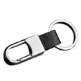 thumbnail image 1 of UDIYO Men Fashion Simple Cool Faux Leather Strap Keyring Keychain Key Chain, 1 of 6