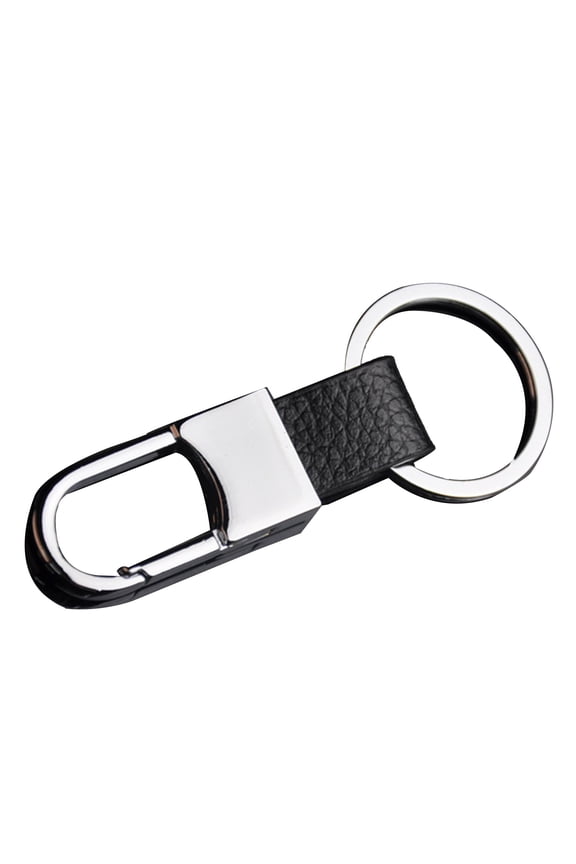 Men Fashion Simple Cool Faux Leather Strap Keyring Keychain Key Chain