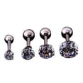 thumbnail image 1 of UDIYO Men Women Rhinestone Cartilage Tragus Bar Helix Upper Ear Earring Stud Jewelry, 1 of 7