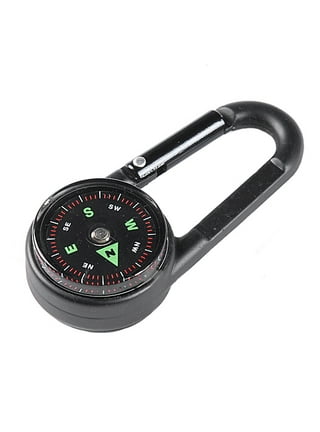 2 Carabiner Compass & Thermometer - Accessory EDC Keychain Straps Add –  EDOG USA