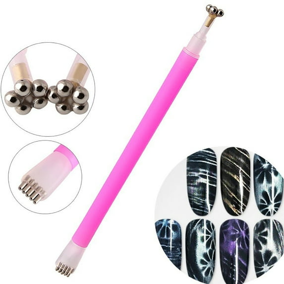 UDIYO Nail Art Cats Eye Flower Stripe Magnetic Pen DIY 3D Polish UV Gel Manicure Tool