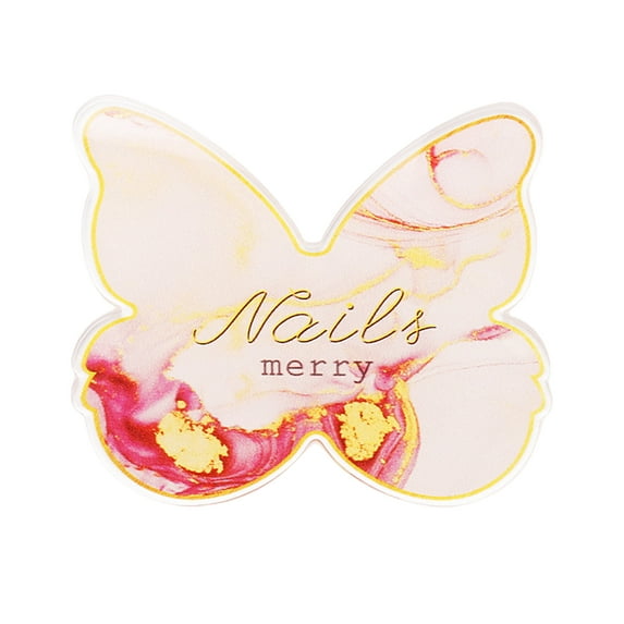 UDIYO Nail Color Palette Natural Multi-functional Acrylic Stylish Nail Art Display Plate for Home