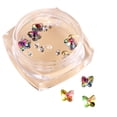 thumbnail image 1 of UDIYO Nail Decoration Plentiful Quantity Sparkling Surface Glass Drill Colorful Shining Butterfly Style DIY Nail Art Ornament Beauty Supplies, 1 of 7