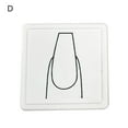 thumbnail image 1 of UDIYO Nail Seal Simple Operation Non-Deformed DIY Art Practice Square Type Mold Watercolor Template for Manicure, 1 of 7
