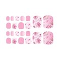 thumbnail image 1 of UDIYO Nail Stickers Waterproof DIY Paper Chrysanthemum Toenail Nail Sticker for Foot, 1 of 7