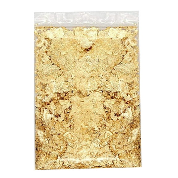 UDIYO Nails Aluminium Foil Crushed DIY Chipped Metal Foil Flakes for Salon