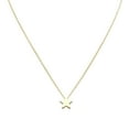 thumbnail image 1 of UDIYO Necklace Simple Anti-rust Women Five Point Star Shape Clavicle Chain for Dating, 1 of 7