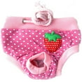thumbnail image 1 of UDIYO New Female Pet Dog Puppy Cute Sanitary Pant Short Panty Striped Diaper Underwear, 1 of 6