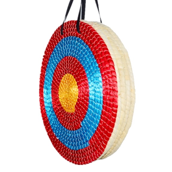 UDIYO Outdoor Round Archery Bow Straw Target Slice Coiled Practice Shooting Dart Board