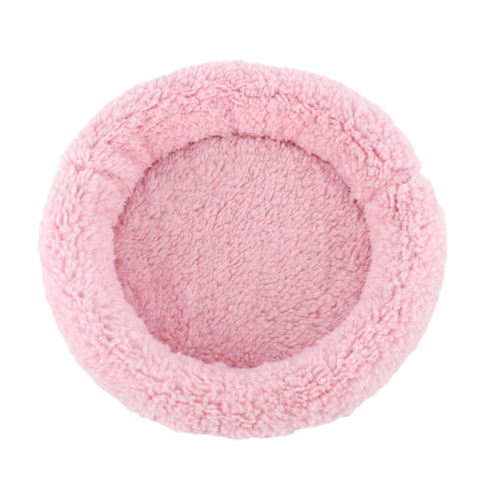 UDIYO Pet Bed Round Shape Pilling Resistance Plush Pet Sleeping Bed for Home
