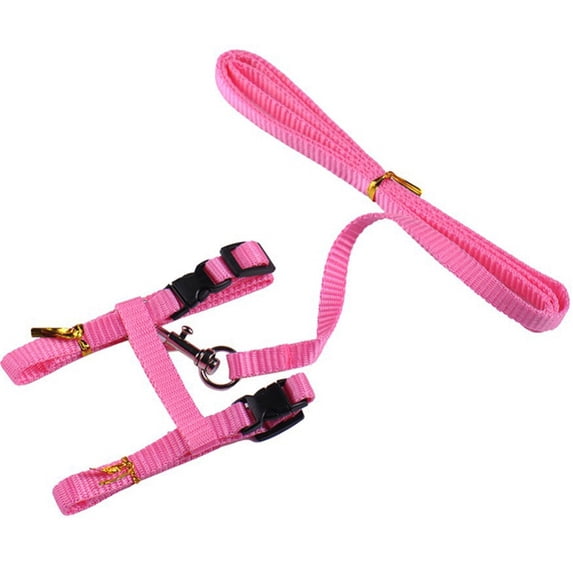 UDIYO Pet Cat Rabbit Walking Training Soft Straps Harness Leash Traction Belt Tool