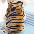 thumbnail image 1 of UDIYO Pet Coat Dog Jacket Puppy Tiger Stripes Hoodie Shirt Winter Clothing Apparel, 1 of 7