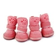 thumbnail image 1 of UDIYO Pet Dog Winter Anti-Skid Comfy Walking Warm Cozy Berber Fleece Shoes Snow Boots, 1 of 7