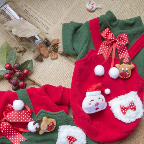 UDIYO Pet Pullover Christmas Series Decor Keep Warmth Cartoon Pet Dogs Cats Sweatshirt Costume for Winter
