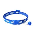 thumbnail image 1 of UDIYO Pets Dog Cat Fish Bone Print Bell Buckle Adjustable Collar Necklace Neck Strap, 1 of 7