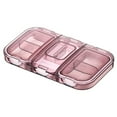 thumbnail image 1 of UDIYO Pill Box Space Saving with Cutter PC Vitamin Holder Pill Organizer for Dorm, 1 of 7