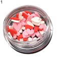 thumbnail image 1 of UDIYO Polymer Clay 3D Nail Art Fruit Slice Flower Petal Love Heart DIY Decoration, 1 of 6