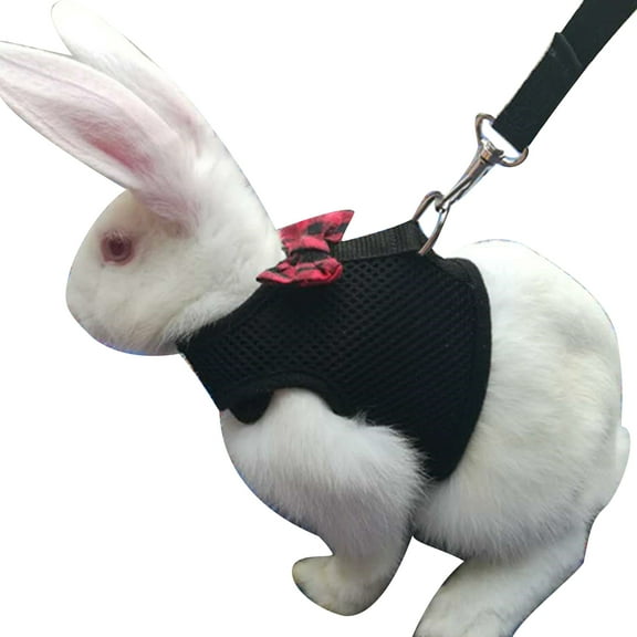 UDIYO Rabbit Hamster Chest Strap Vest Harness Walking Leash Traction Rope Pet Supply