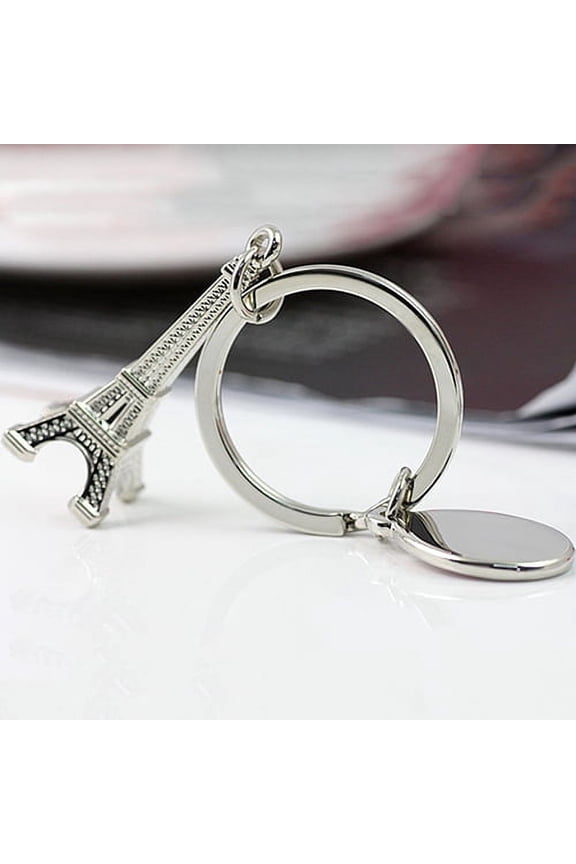 Retro Mini Paris Eiffel Tower Model Pendant Keychain Keyring Keyfob Key Chain