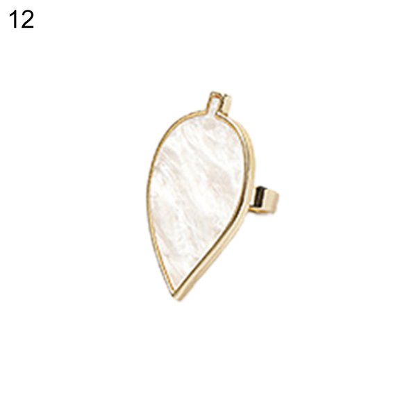 UDIYO Ring Palette Universal Easy to Clean Golden Color Edge Nail Art Board Ring Plate for Mixing Foundations