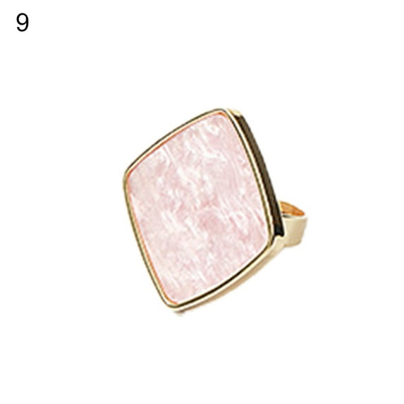 UDIYO Ring Palette Universal Easy to Clean Golden Color Edge Nail Art Board Ring Plate for Mixing Foundations