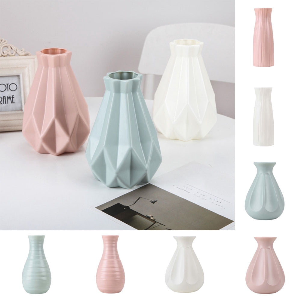 UDIYO Shatter-Proof Flower Tabletops Vases for Modern Home Décor,Vaser